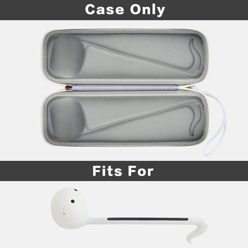 casmilee Case Compatible with Otamatone [English Edition] Japanese Electronic Musical Instrument Portable Synthesizer, Instrumental Music Toy Storage Holder for Otamatone Regular Size (Box Only) (White) - Image 2